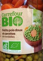Jumlah gula yang masuk Petits pois doux et carottes