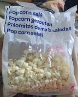 İçindeki şeker miktarı Pop corn salé