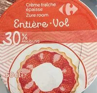 Amount of sugar in Crème fraîche épaisse Entière