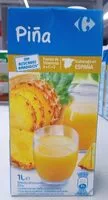 Количество сахара в Piña sin azucares añadidos