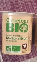 Quantité de sucre dans Yaourt au lait entier Saveur citron