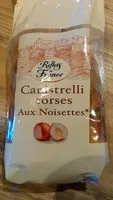 Amount of sugar in Canistrelli corse aux noisettes