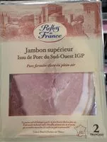 Cantidad de azúcar en Jambon supérieur issu de porc du sud-ouest igp