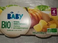 Количество сахара в Purée pour bébé potiron, courge, butternut