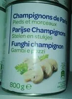 含糖量 Champignons de Paris Pieds et morceaux