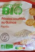 Sucre et nutriments contenus dans Carrefourcarrefour bio