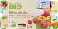 Cantidad de azúcar en Brassé aux fruits mixés