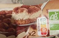 Sokerin määrä sisällä Tiramisu au café