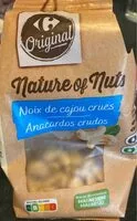 Amount of sugar in Noix De Cajou Crues