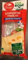 İçindeki şeker miktarı Emmental Français