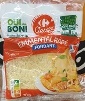 Jumlah gula yang masuk Emmental râpé fondant