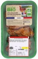 Amount of sugar in Ailes de poulet fermier au paprika Bio
