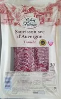 Quantité de sucre dans Saucisson sec d'Auvergne tranché