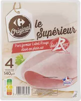 Cantidad de azúcar en Le Supérieur (jambon cuit supérieur)