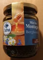 İçindeki şeker miktarı Miel de montagne boisé