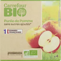 入っている砂糖の量 Purée de pommes sans sucres ajoutés