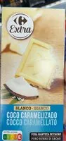 चीनी की मात्रा Chocolate blanco con coco rallado caramelizado