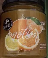 चीनी की मात्रा Confiture d'agrumes allégée en sucres Émotion