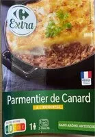 含糖量 Parmentier de canard