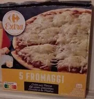 Amount of sugar in Pizza 5 formaggi