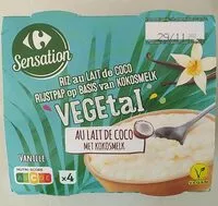 Количество сахара в Riz au lait de coco