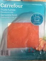 Amount of sugar in Truite fumée élevée en mer décongelé