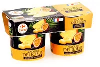Sokerin määrä sisällä Yaourt délicieux  ananas passion