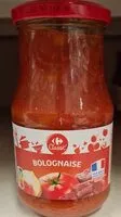 चीनी की मात्रा Bolognaise