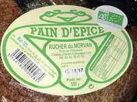 चीनी की मात्रा Pain d'épice