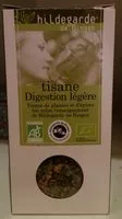 Quantité de sucre dans Tisane digestion légère