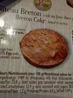 Sucre et nutriments contenus dans Le breton en boite