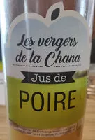 Sucre et nutriments contenus dans Les vergers de la chana