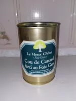 Zuckermenge drin Cou de canard farci au foie gras