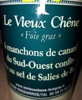 Zuckermenge drin Manchons de canard