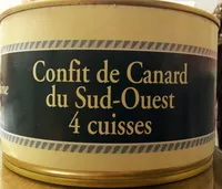 Zuckermenge drin Confit de canard du Sud-ouest