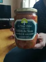 Quantité de sucre dans Axoa de veau