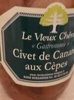 Zuckermenge drin Civet canard aux cepes