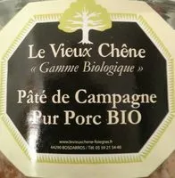 Zuckermenge drin Pate de campagne pur porc bio