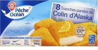 Zuckermenge drin Tranches panées de colin d'Alaska x 8