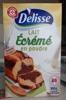 Sokerin määrä sisällä Lait en poudre écrémé