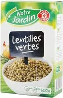 Количество сахара в Lentilles vertes