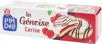 Quantité de sucre dans Génoises fourrées à la cerise nappées de chocolat blanc