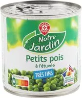Suhkru kogus sees Petits pois à l'étuvée très fins