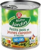Jumlah gula yang masuk Petits pois carottes très fins 1/2