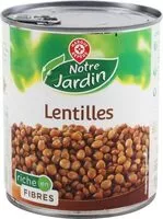Suhkru kogus sees Lentilles