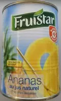 İçindeki şeker miktarı Ananas en tranches entières au jus naturel