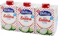 Quantité de sucre dans Crème entière fluide
