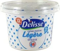 Quantité de sucre dans Crème fraîche légère épaisse