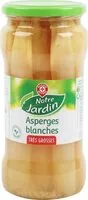 İçindeki şeker miktarı Asperges blanches pelées