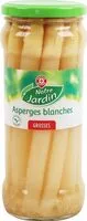 Jumlah gula yang masuk Asperges blanches grosses